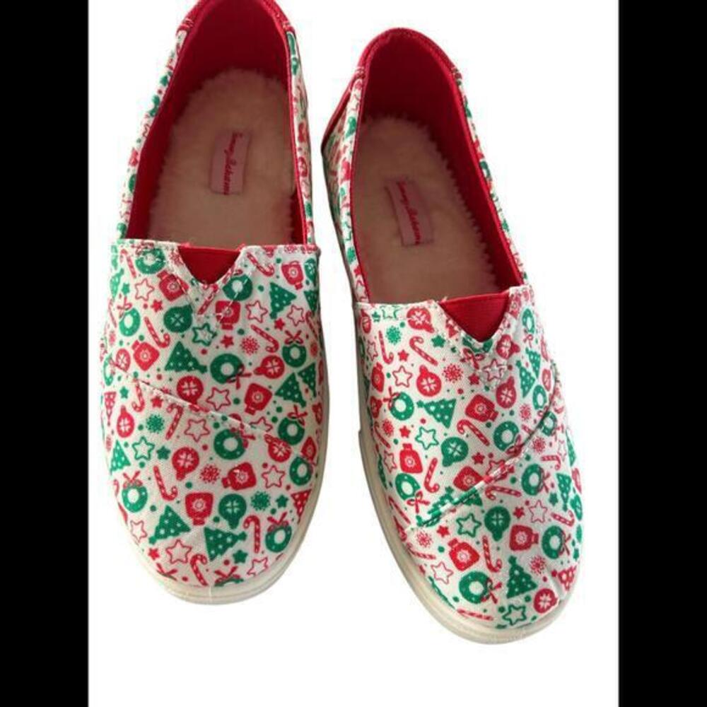 Tommy Bahama Shoes‎ Christmas Memory Foam slip-on size 7.5